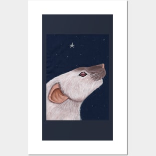 Siamese Rat Star Gazing Posters and Art